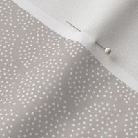 Tiny little speckled scales spots in abstract waves water shape dots texture neutral nursery soft gray white