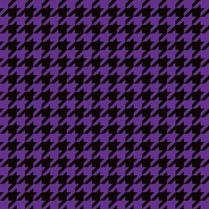 small purple black houndstooth