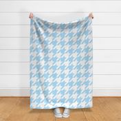 large baby blue houndstooth