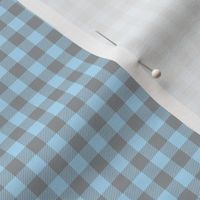 small baby blue gray plaid