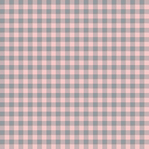 small baby pink gray plaid