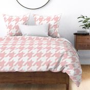 large baby pink houndstooth