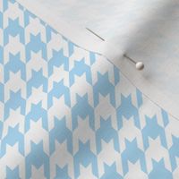 small baby blue houndstooth