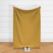 Autumn Leaves Textured Goldenrod Yellow Regular Scale