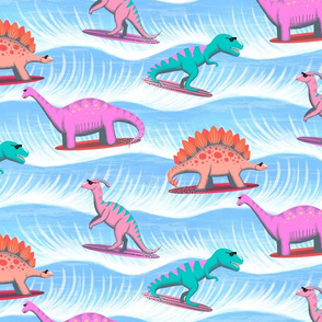 Surfosaurus - large - vintage 90s colors