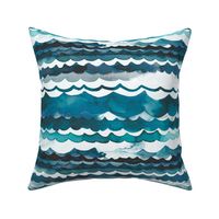 Sea waves Nautical Aqua 