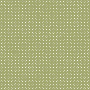 Hand-Drawn Polka Dots- Spring Green
