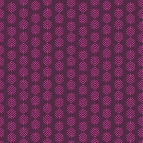 Geometric Feathers - Purple, Small