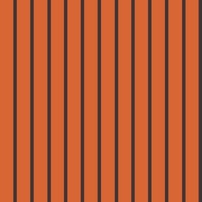 halloween stripes - pumpkin orange, and coffee, sfx1111, sfx1260