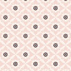 Diamond Motif - Rococo Pink Blush