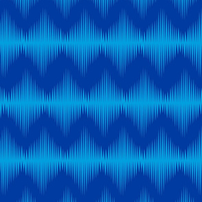 Soundwave Stripe in Brilliant Cobalt