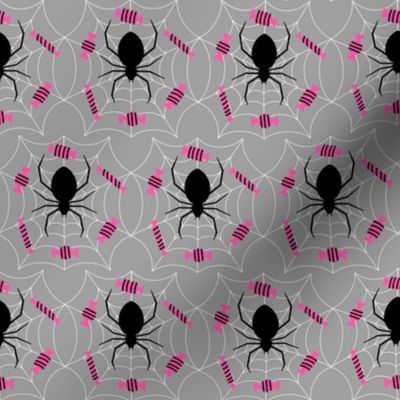 Candy Spider Web - Gray