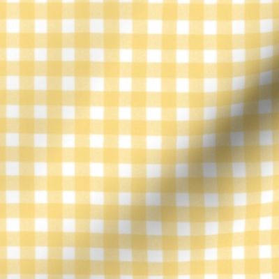 White with yellow gingham small