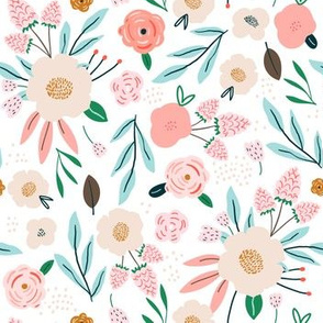 Summer mood floral pattern