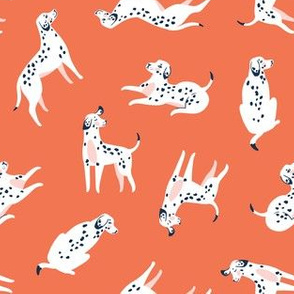 Funny dalmatian (red)