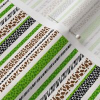 Wild Stripes - Animal Print - Light - Small Scale
