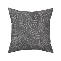 Small Dragon Tangle — Grey