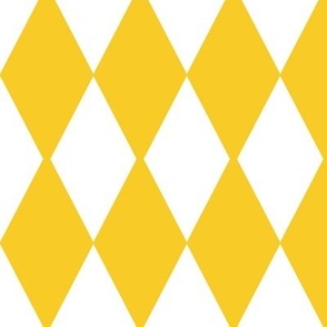 Yellow and White Harlequin Jumbo Scale Paducaru