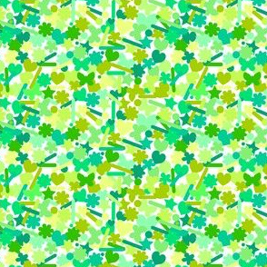 129 Ditsy Sprinkles green