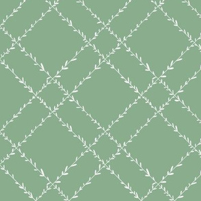 argyle outlines in green
