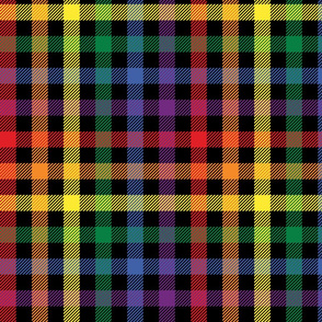 Rainbow Plaid - Large (Rainbow Collection)