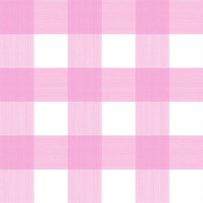  3" Buffalo Plaid in Pink