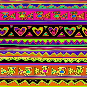 Valentine Kitsch - Peruvian Folk Art - Design 11369485