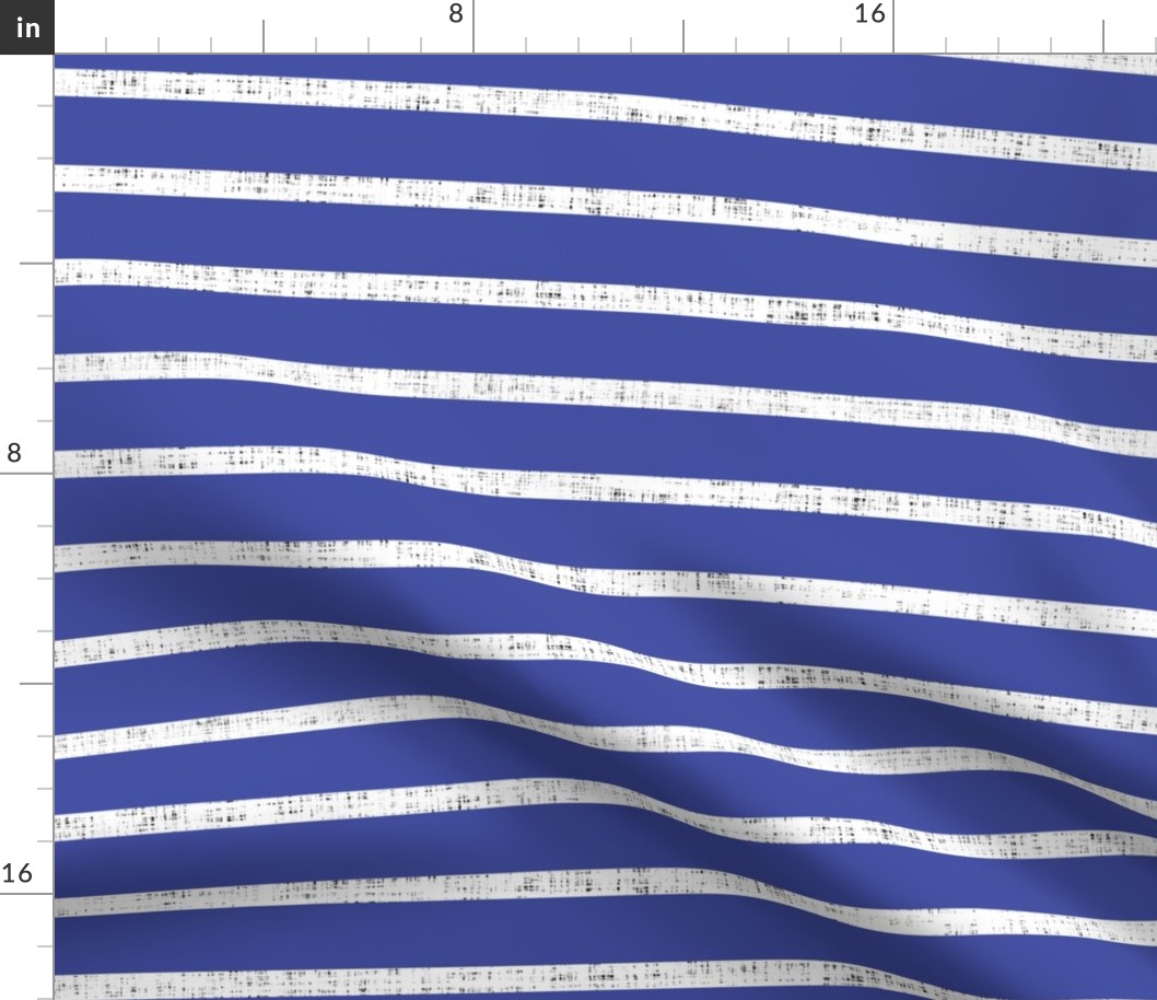 white linen + lapis stripes