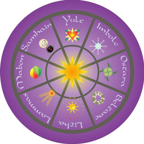 Wheel of the Year with Symbols