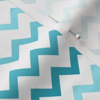 Chevrons Ombre Turquoise