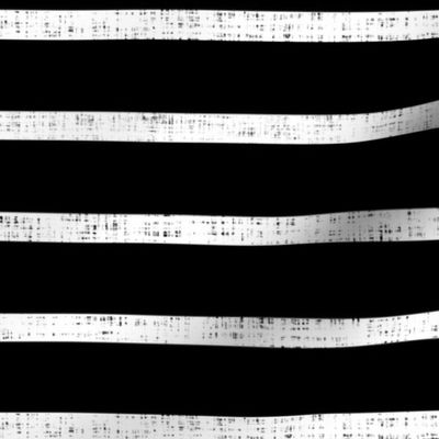 white linen + black stripes