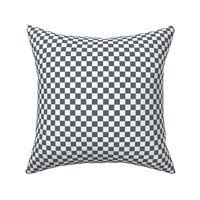 Checker Pattern - Slate Grey and White