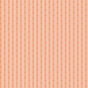 Puckered Seersucker-look Pin Stripes in Shades of Peach