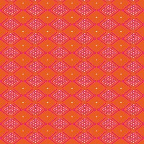 Tribal Geometric orange