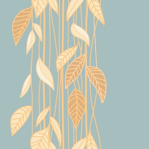 Modern leaves wallpaper