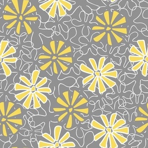  Yellow and Grey flowers