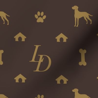 Louis Doberman Luxury Dog Attire Print