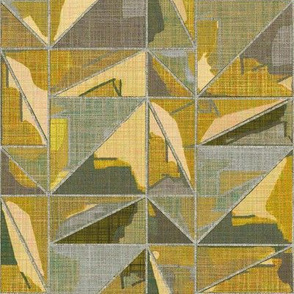 Story Quilt - ocher