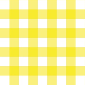 Yellow Gingham - Large (Rainbow Collection)