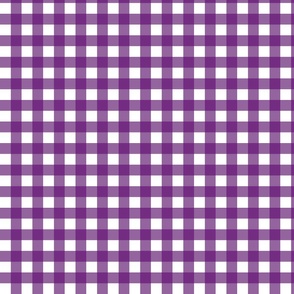 Purple Gingham - Small (Rainbow Collection)