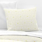 Daisy Floral Abstract Dotted Radial Design Illuminating Yellow