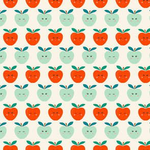 Apples  red and green