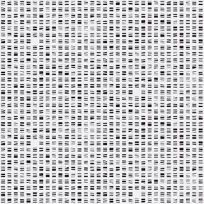 White & Black - Micro Scale Geometric