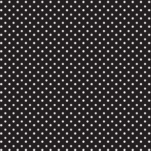 Black and white pin dot  (tiny)