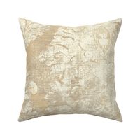 Antique Damask Tan