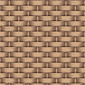 woven basket golden beige