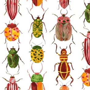 Watercolor retro bugs jumbo