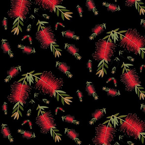 Bohemian Bottlebrush - black, large 