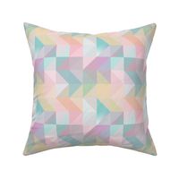 Modern multicolored block pastel design