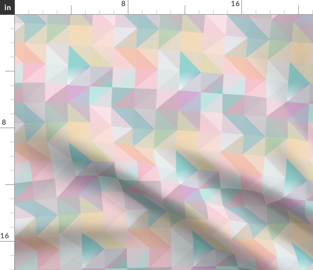 Modern multicolored block pastel design